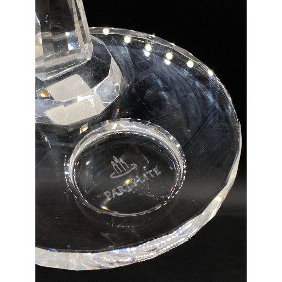 PartyLite Crystal Cross Tealight Amethyst Purple Candle Holder 5" Retired - Picture 5 of 11